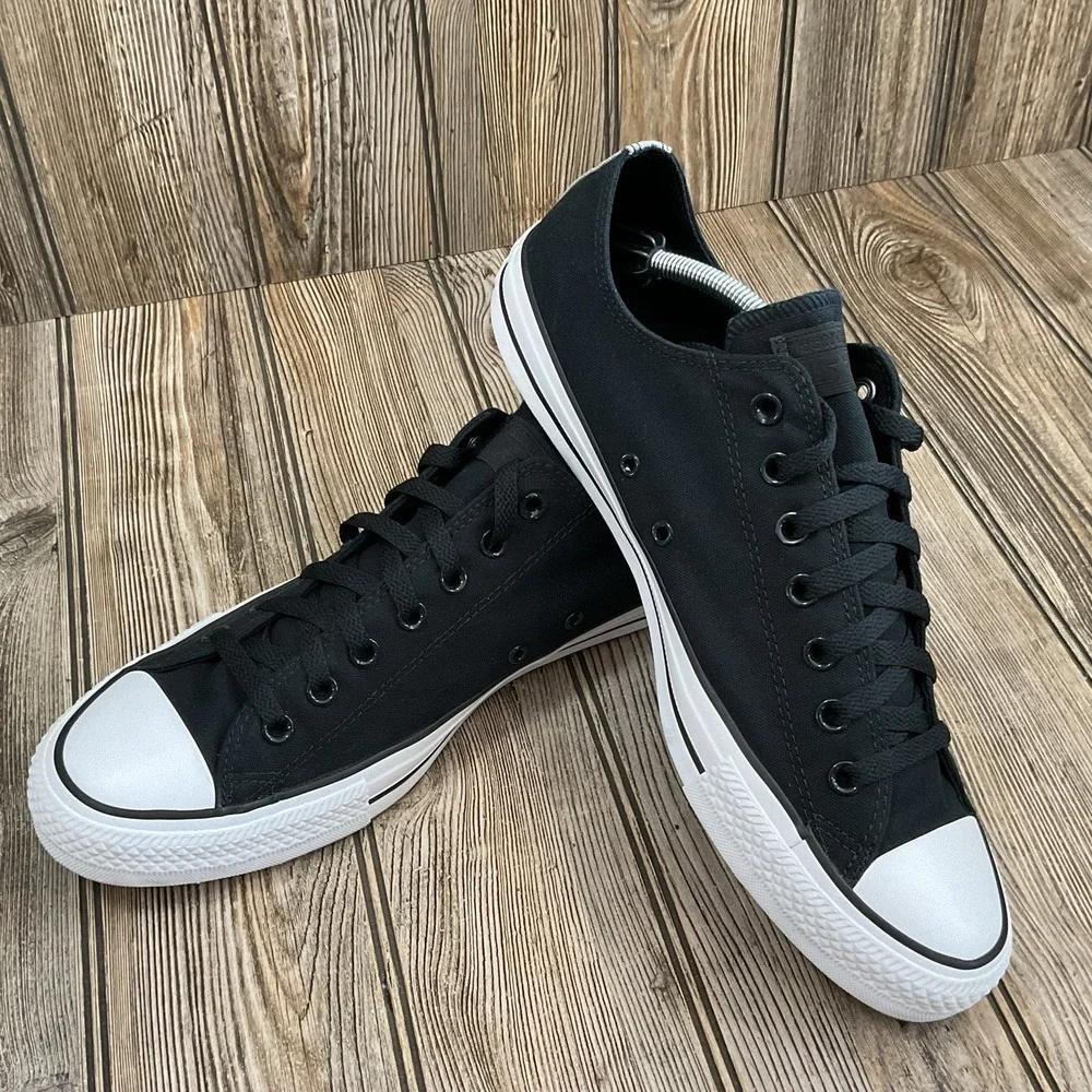 Converse CTAS Low Top Black Gum Soles Athletic Sneakers Shoes Men's Size 12 US